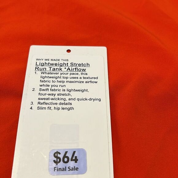 Lightweight Stretch Run Tank *Airflow - Picture 2 of 6